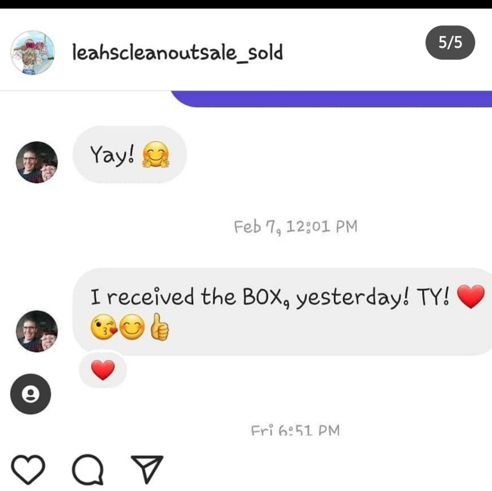 Proof page on IG
